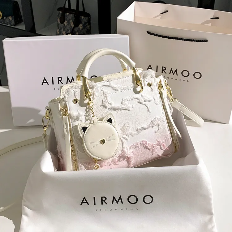 AIRMOO/艾姆轻奢包包女士高级感渐变手提包大容量时尚百搭斜挎包