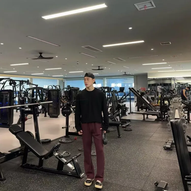 【D哥】空气层517微喇卫裤运动舒适健身休闲裤百搭宽松弹力户外裤子