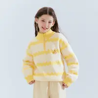 笛莎女童毛衣儿童秋冬季洋气中大童圆领套头半高领毛衫-932554307