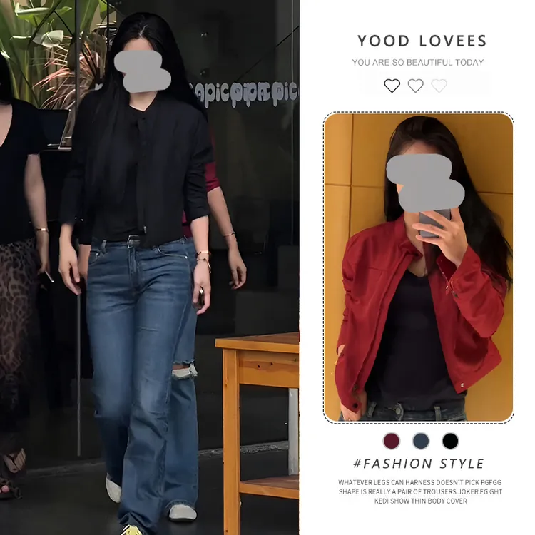 高级感老钱风休闲外套女2025年春秋新款百搭气质显瘦宽松短外套潮