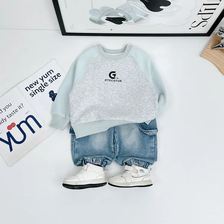 儿童卫衣长袖2025新款春装男童春秋上衣简潮 YC8505 悠悠童话童装