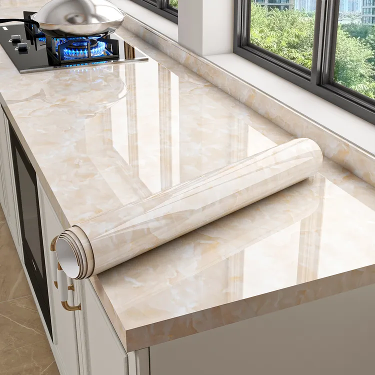 厨房防油贴纸防水自粘墙纸灶台台面橱柜翻新保护垫防火耐高温墙贴