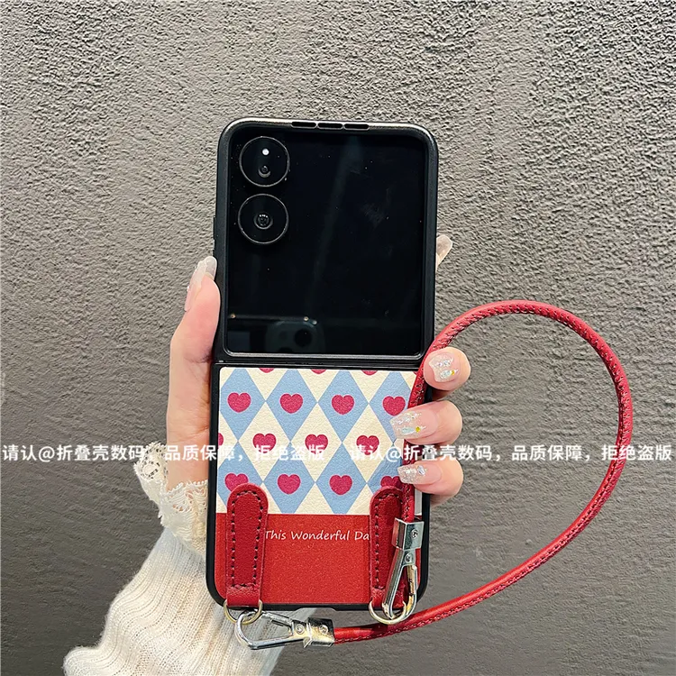 （小米mixflip系列)金属折叠皮纹适用小米mixflip手机壳防摔爆款潮