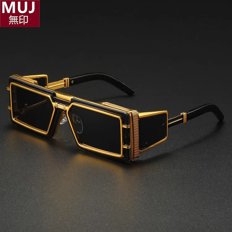 日本无印2025新款欧美时尚太阳镜男款高级感时尚走秀太阳眼镜科技