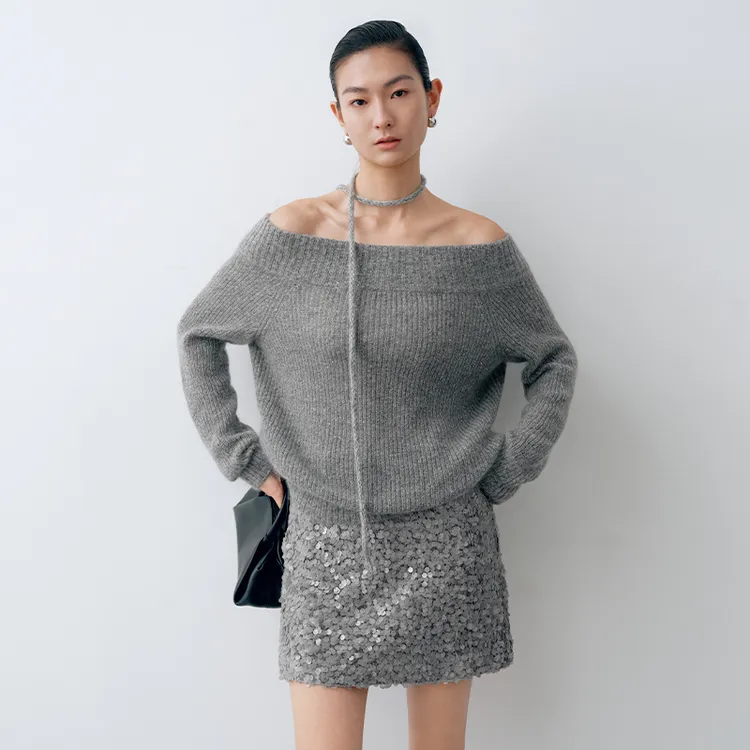 【毛衫】【商场同款新品】艾诺丝雅诗 显瘦气质毛衫 BR801199