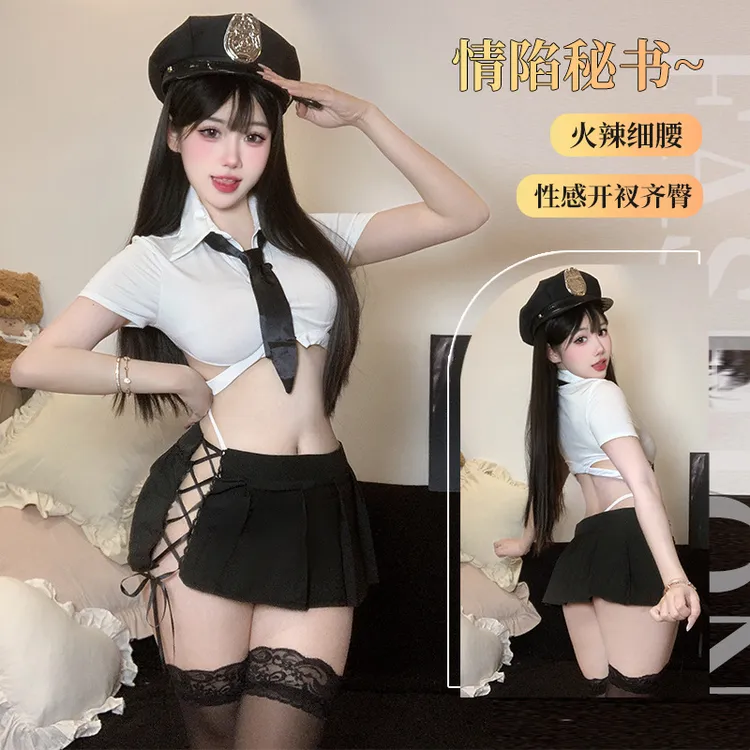 空姐套装纯欲性感诱惑制服二次元火辣制服2164服装夏季包臀百褶
