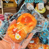 CRAZY GUGU Charcoal丨华夫格圆吐司丨手工潮流玩具