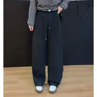 玳妮【弯刀卫裤】秋季新款长裤慵懒风宽松立体剪裁休闲裤弯刀裤显瘦