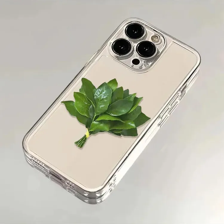 柚子叶适用苹果16手机壳15新款iphone15promax透明14/13/12全包11