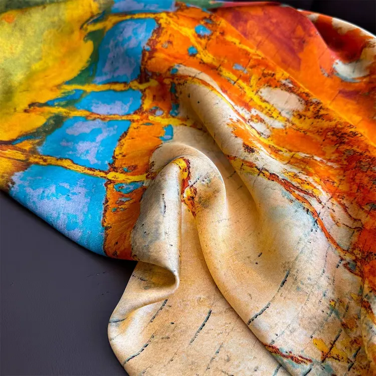 新款油画大方巾DM-33