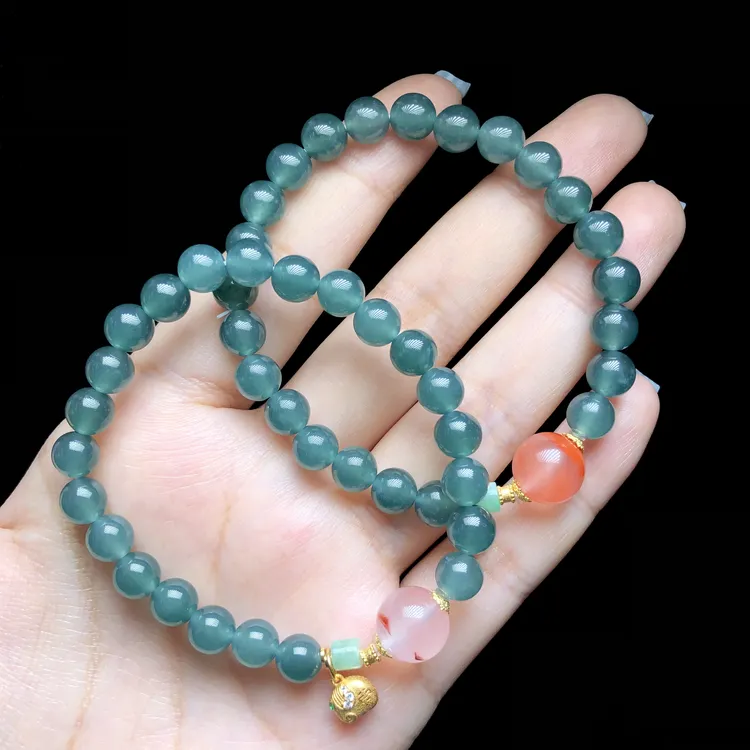 【云上叙】翡翠DIY手串-多样性发其一-约7mm-V27790-M（甄选）