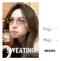 「SWEATING」千禧凤时尚潮流Y2K墨镜防紫外线太阳镜