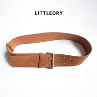 【Littledry不油】简约百搭皮带裤棕色女腰带