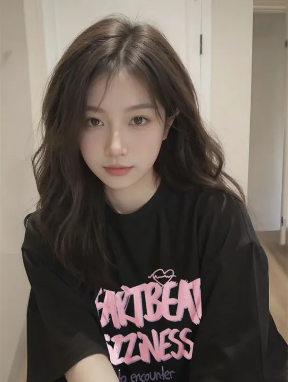 酒红色重磅纯棉t恤女生夏季显白短袖学生百搭基础慵懒ins风上衣潮