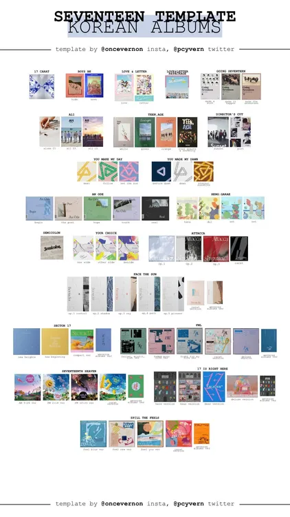 【现货非偏包邮】svt 专辑 pb版 电子专 合集