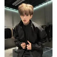 美式休闲夹克秋春三防立领纯色复古户外工装百搭夹克外套