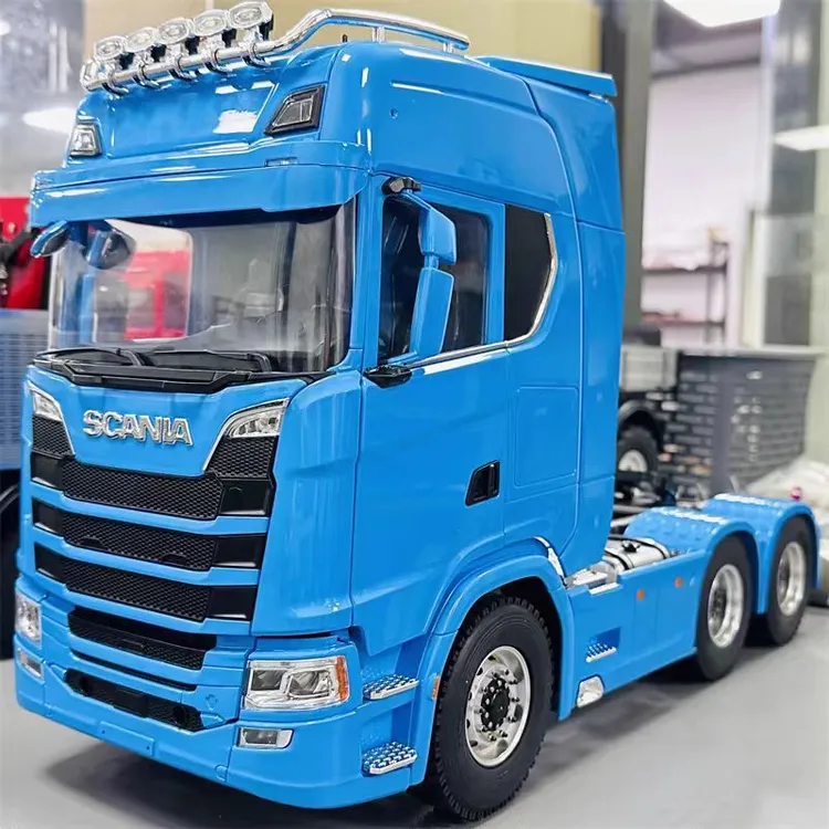 魔豆1/14 6X6 770S斯堪尼亚遥控仿真模型拖头专业RC工程车带声光