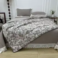 畅姐推荐【棉麻大提花春秋被】棉麻色织大提花春秋被四季被可机洗