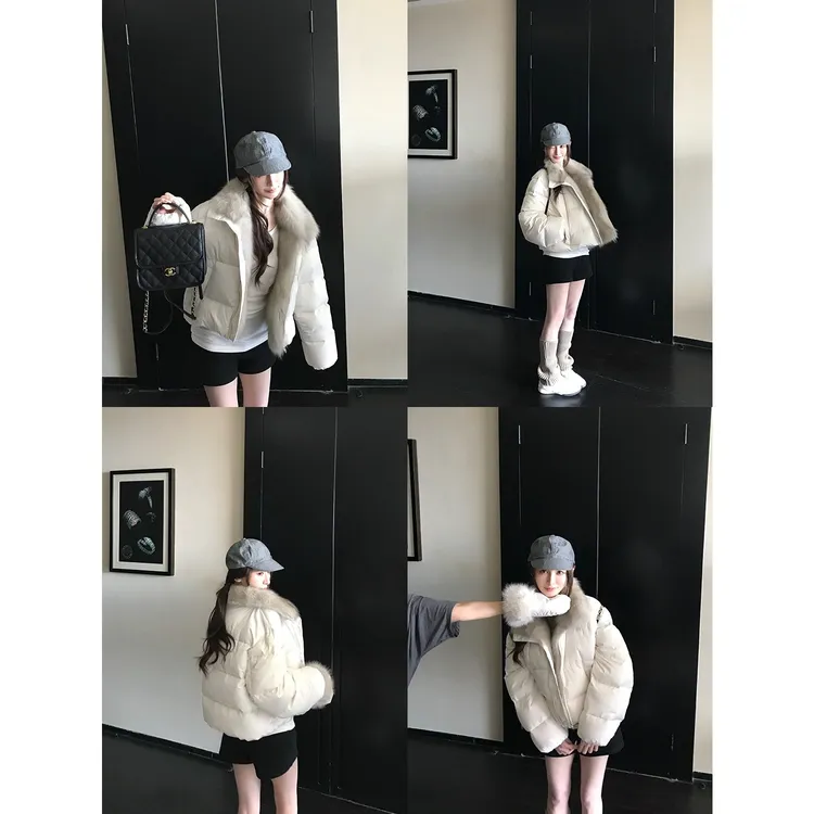 COCO"轻绒欧包"~三防超蓬松软糯保暖宽松气质棉服面包服2142浪