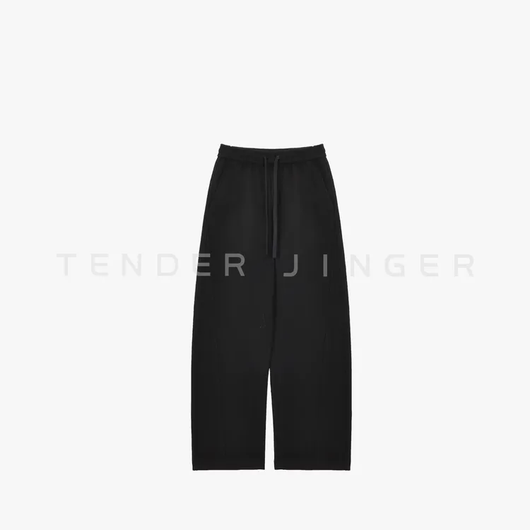 Tender Jinger｜线下专供 弧形羊毛抽绳卫裤T54SJL905Y