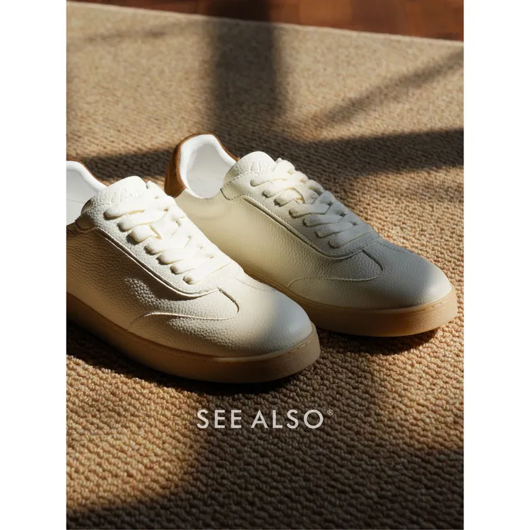 SEE ALSO『高定德训』荔枝纹牛皮胎羊皮里老钱风低帮休闲真皮德训鞋
