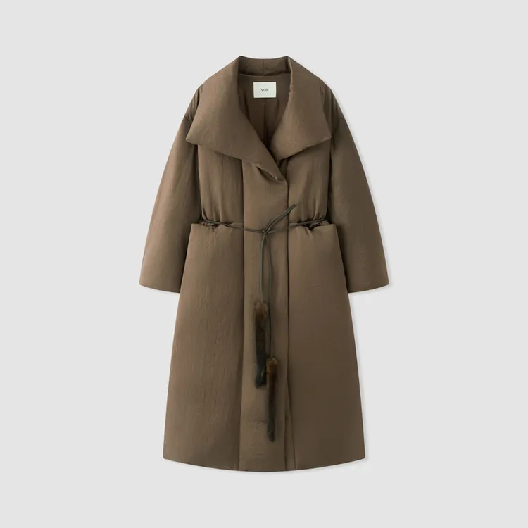 【冬姐自主品牌】VOR 【95白鹅绒】女款尚中长款羽绒服 V25300106