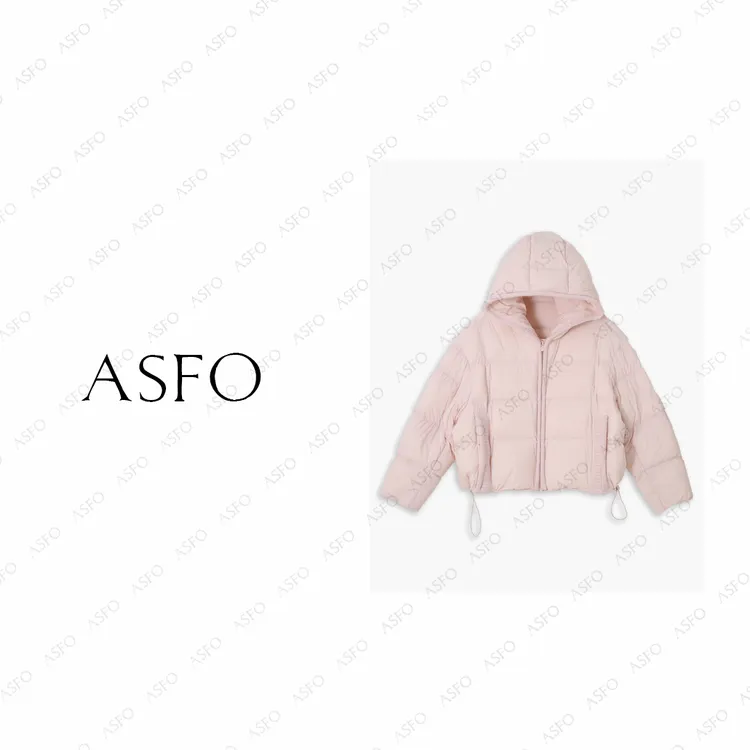 【AS小粉扑】25新定制羊毛包边保暖高蓬连帽鹅绒服AS25DYRF04959