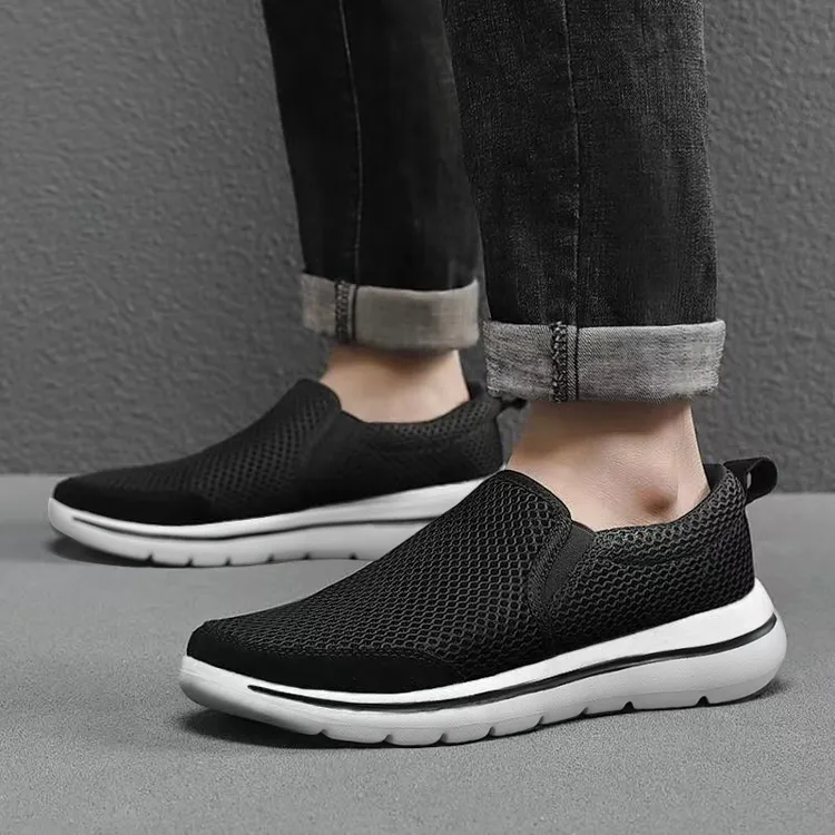 【悠悠专享】网易严选 2024男士轻便一脚蹬健步休闲运动鞋