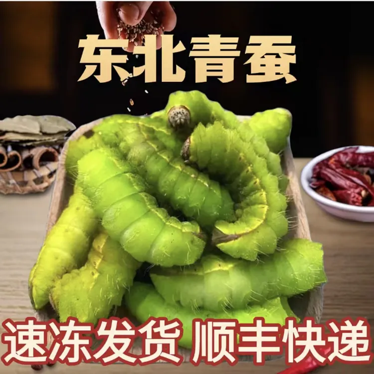 东北速冻青蚕新鲜特产食用冷冻发货保鲜凉拌黄瓜中华