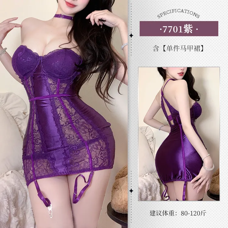 短款夏季薄款冬季皱褶女通用睡裙小胸女装连衣裙美背