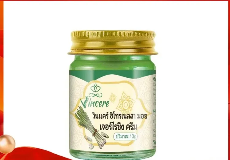 VINCERE泰国原装驱蚊止痒香茅润肤膏paxa qikixnigalidini wlinix