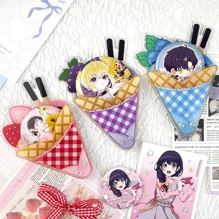 可丽饼|立牌谷美吧唧拍摄道具亚克力装饰收纳摆件二次元拍立得