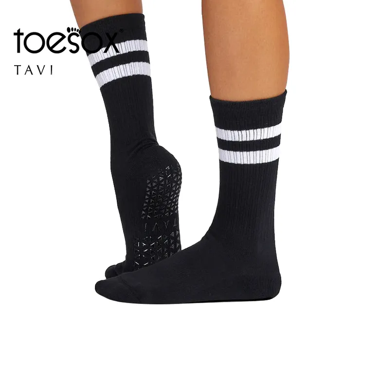 toesox tavi联名款瑜伽袜中筒运动袜防滑吸汗透气运动跑步袜女Kai
