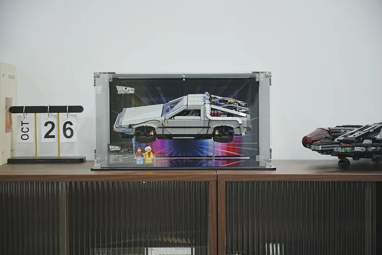 DIA适用于乐高10300 回到未来时光机 展示盒（不含积木）