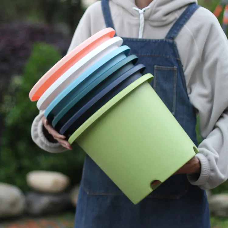 十个装嘉佰莉Deepot10号加厚控根透气花盆耐用适种植花盆清仓捡漏