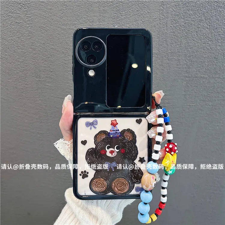 （OPPOfindN3flip系列)折叠奶油壳适用OPPOfindN3flip手机壳防摔潮