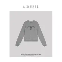 AIMURSE【秋风漫漫】小众设计师 秋季原创款百搭休闲T恤 AM80029