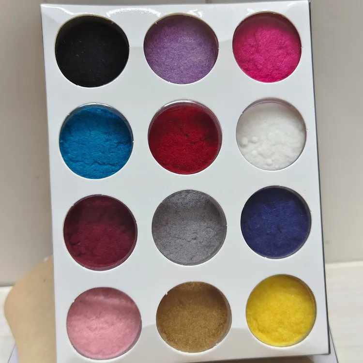 美甲装饰丝绒毛绒粉天鹅粉超轻粘毛绒粉雕花粉指甲饰品套装日系风