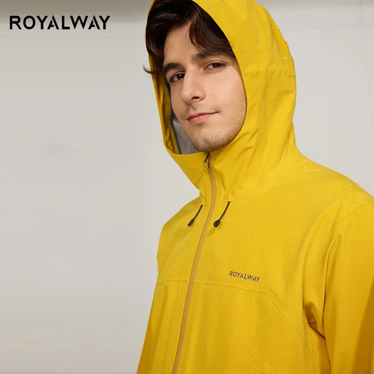 【专柜同款】royalway男式三合一冲锋衣防风防泼水多功能全压胶叠穿