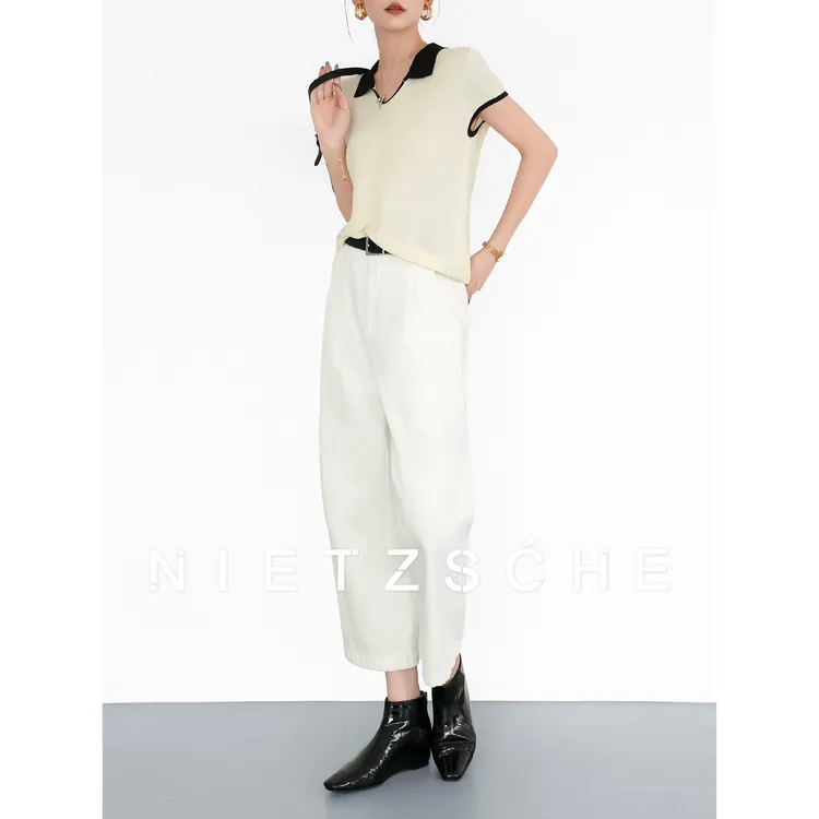 Nietzsche｜白气球｜赞爆！随意松弛感拉满 舒适满分8分牛仔裤30019