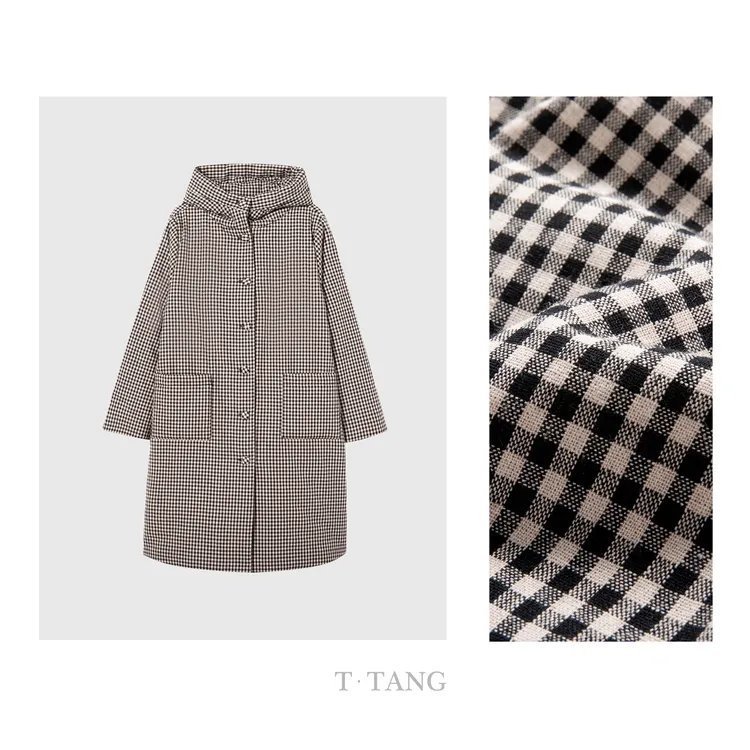 冬季必入【漫步阿勒泰】新疆长绒棉休闲保暖出游连帽长棉服【7385】TJ