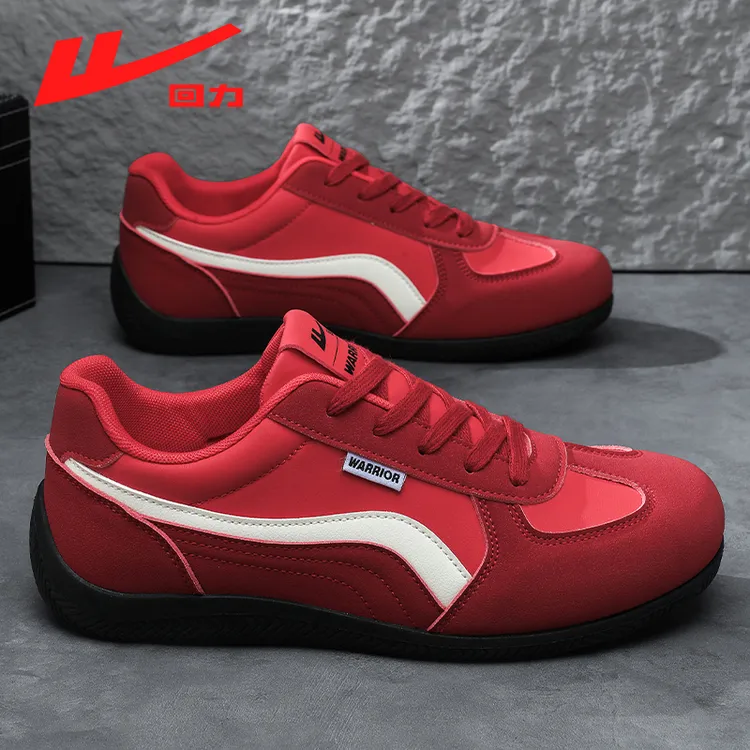 回力赛车鞋子男款秋季新款2025透气潮男鞋复古百搭休闲平底德训鞋