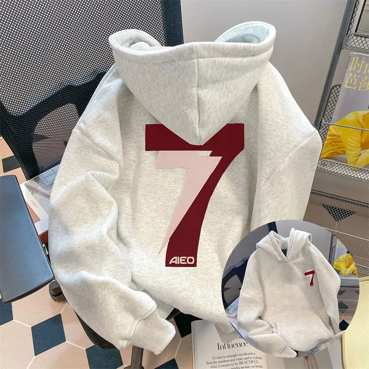 秋装宽松男童连帽长袖卫衣2025春秋新款休闲潮流学生时尚百搭上衣