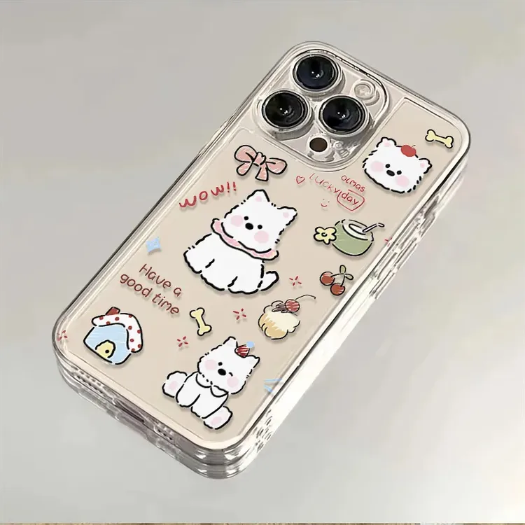 椰子西高地适用iphone17手机壳苹果小米VIVO华为OPPO荣耀一加透明
