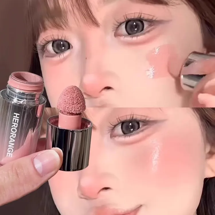 2025新款爆款液体腮红女水光膏单色哑光膨胀色晒红胭脂提亮液修容