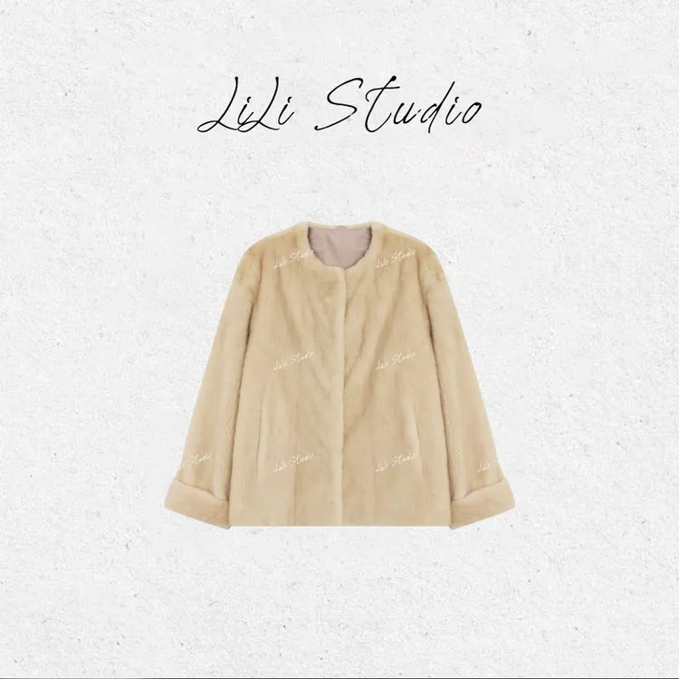 PCNY丨不理理「杏调奢绒」丹麦进口水貂皮毛一体奢感皮草外套