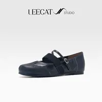 LeeCat Studio | 2025秋季新款玛丽珍松紧带设计洋气LES25Q0396