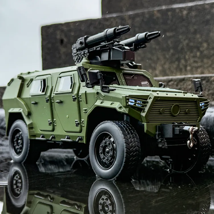 大号东风猛士装甲车合金车模男孩减震玩具车仿真汽车模型收藏摆件