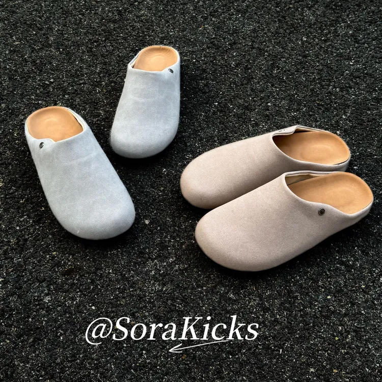“SoraKicks”轻便复古慵懒休闲博肯包头增高半拖