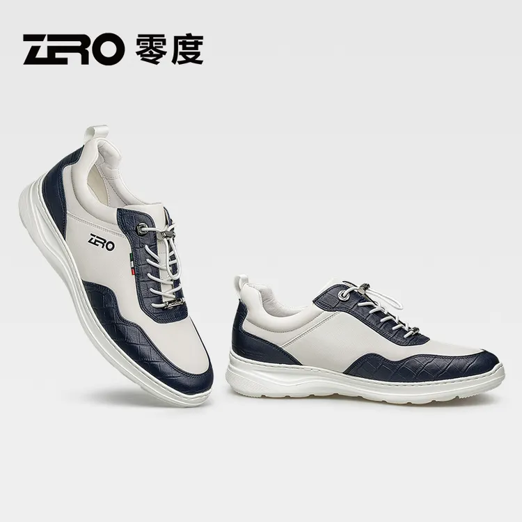ZRO/零度明星同款运动鞋2025秋季时尚舒适真皮透气复古百搭旅游鞋
